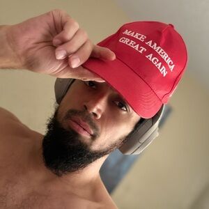 Trump maga hat never worn really hardly great condition